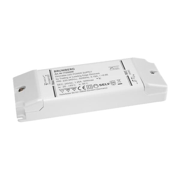 Brumberg LED-Netzgerät 5-30W 24V IP20 dimm. Phasenab. 17230000